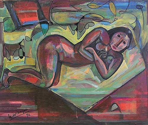 Widayat (Kutoarjo, C. Java, 1919 - Jakarta, 2002) comparable sale