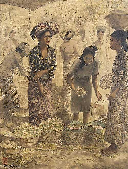 Huang Fong (b. Banyuwangi, E. Java,1936) "Jual comparable sale