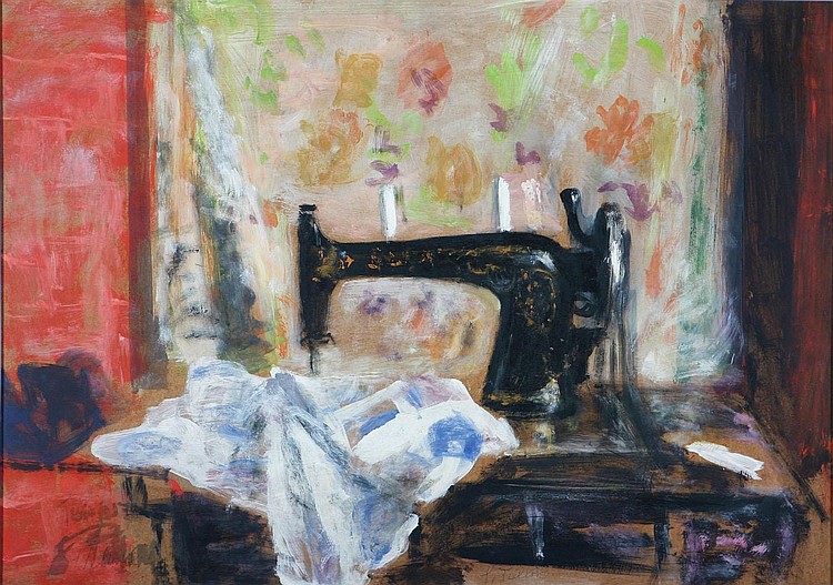 Sewing machine sold by Capitolium Art, lot 153 — auction record photograph