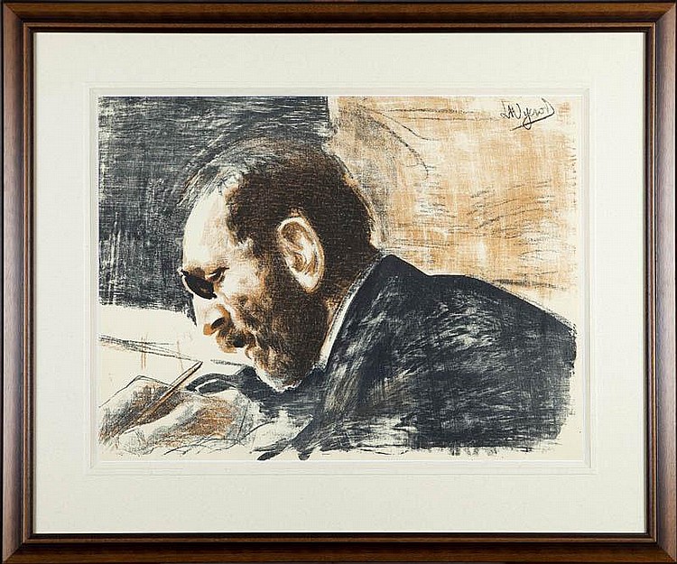 Leon Wyczólkowski comparable auction result: leon wycz lkowski portret feliksa mangghi jasie skiego