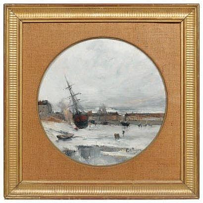 Raymond Allègre comparable auction result: raymond all gre 1857 1933 hiver le calfatage
