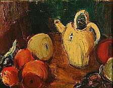 Ebba Carstensen comparable auction result: ebba carstensen still life with jug and fruits