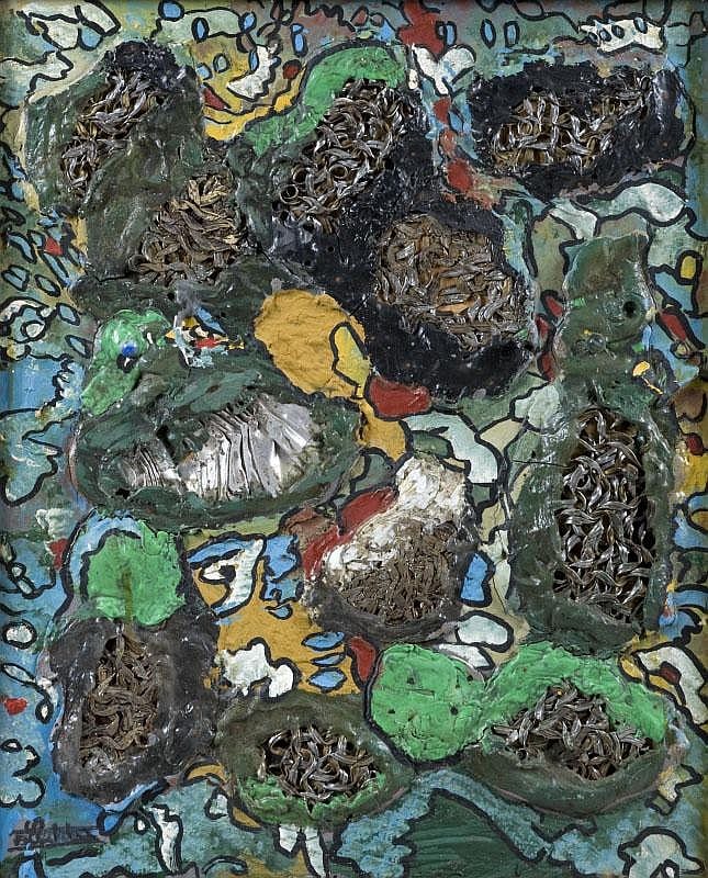 pierre ledda 1914 1994 mixed technics on panel · Leclere - Maison de ventes · 2010-09-18 Pierre Ledda comparable auction result: pierre ledda 1914 1994 mixed technics on panel