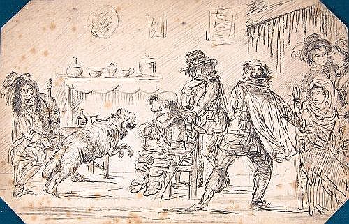 Henry William Bunbury (1750-1811) - The Slumbers sold by Lacy Scott & Knight, lot 980 — auction record photograph