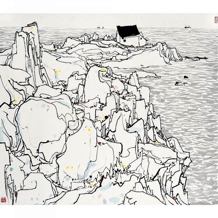 Wu Guanzhong 1919-2010 comparable sale