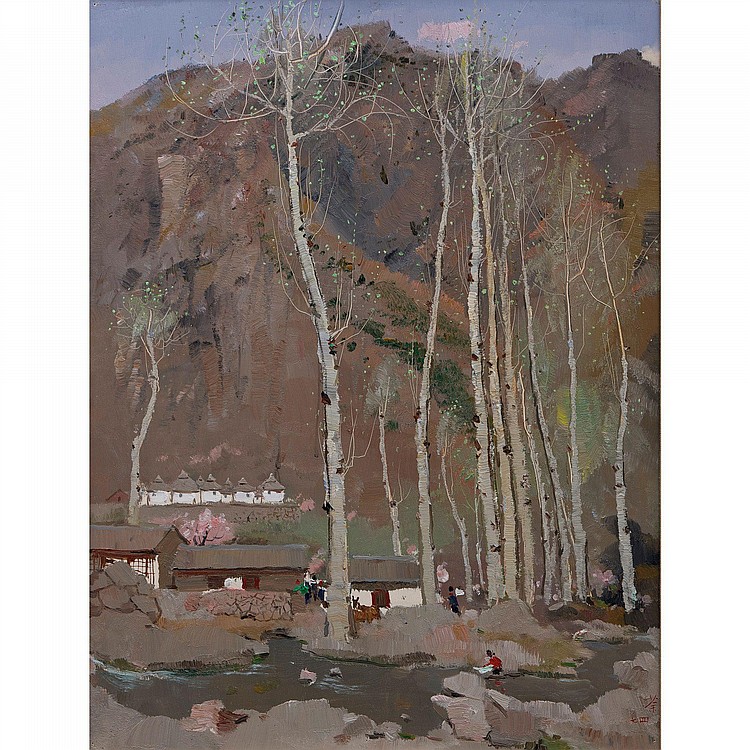Wu Guanzhong comparable sale