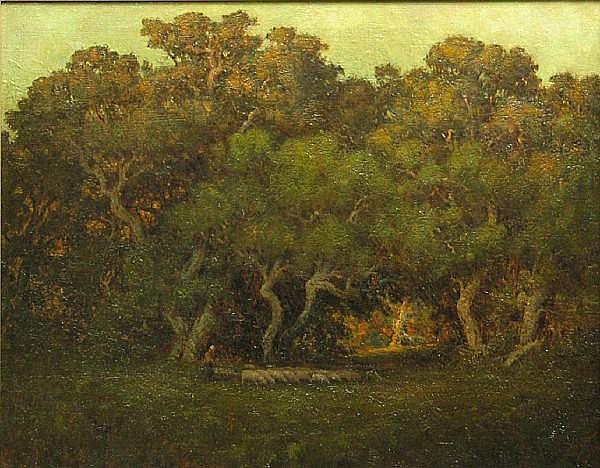charles chapel judson american 1864 1946 the last rays 22 1 4 x 28 1 4in · Bonhams · 2010-10-17 Charles Chapel Judson comparable auction result: charles chapel judson american 1864 1946 the last rays 22 1 4 x 28 1 4in