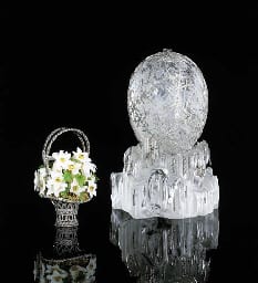 A Highly Important Faberg Imperial Easter Egg With Original Surprise Given By Tsar Nicholas II To His Mother, THE DOWAGER EMPRESS MARIA FEODOROVNA AT EASTER 1913 comparable sale