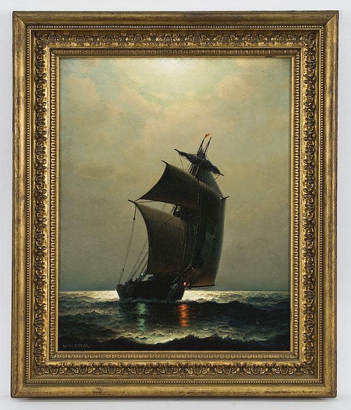 Auction comp thumbnail for James Gale Tyler oil painting on canvas, depicting (Dallas Auction Gallery, Lot 24)