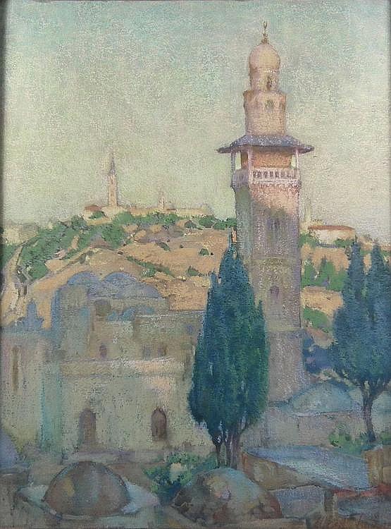 Alfred Field Palmer comparable auction result: alfred palmer 1877 1951 pastel drawing