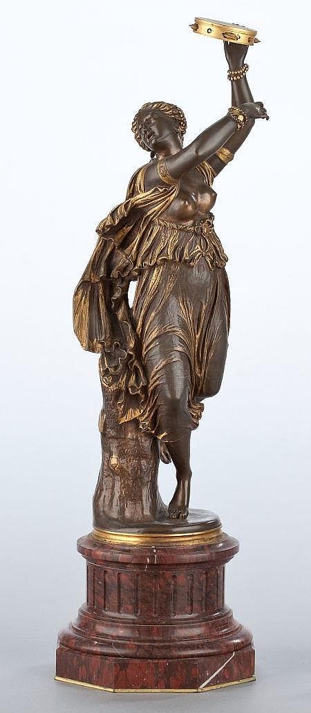 Jean-Baptiste (1704) Lemoyne comparable auction result: a french patinated and gilt bronze figure after jean b