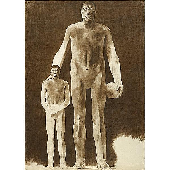 Luciano Miori comparable auction result: luciano miori italian 20th c untitled
