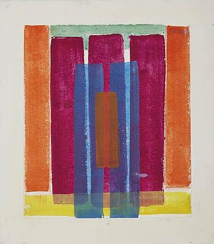 Ernst (1916) Wille comparable auction result: ernst wille color studies around 2002