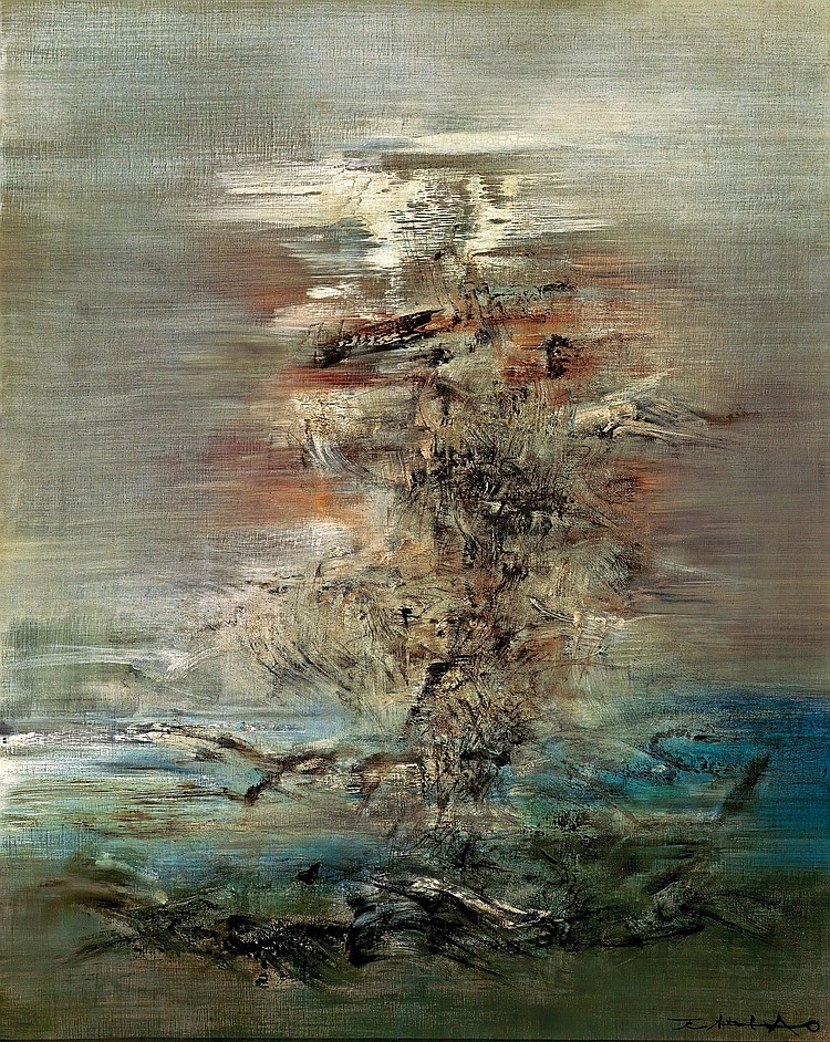 Zao Wou-Ki comparable sale