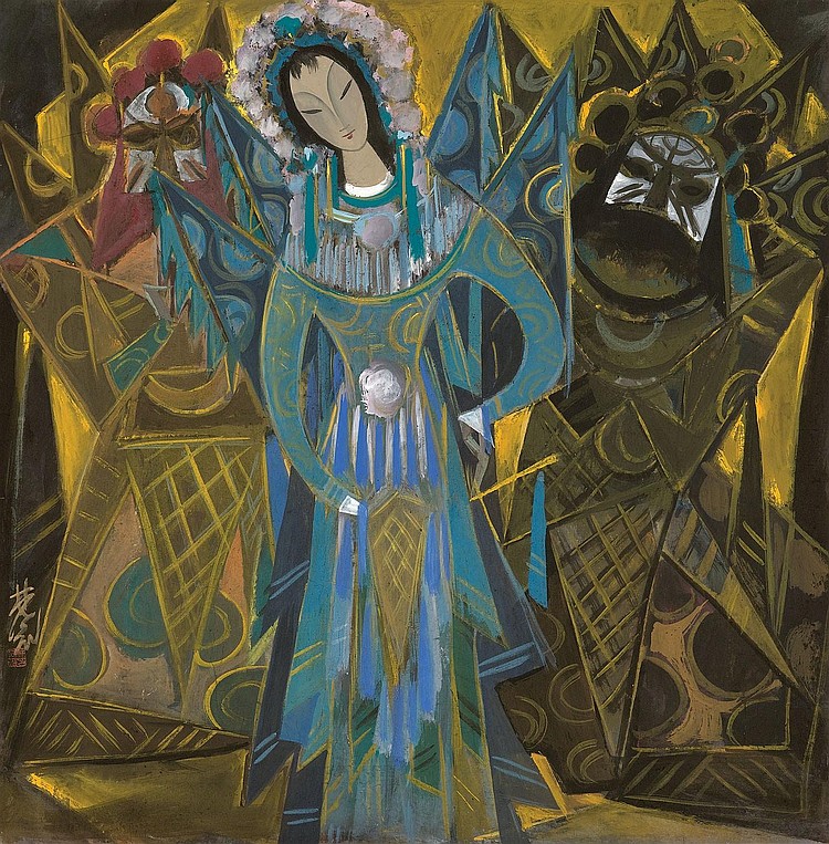 Lin Fengmian (1900-1991) comparable sale