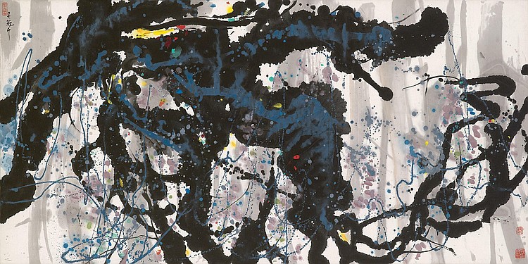 Wu Guanzhong (1919-2010) comparable sale