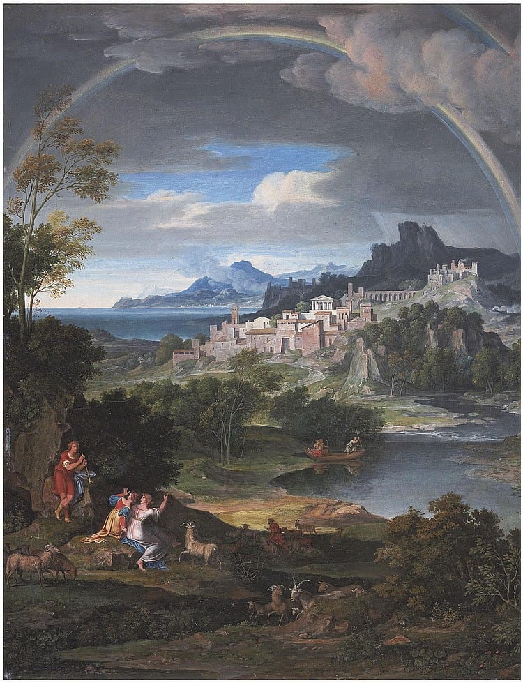 Joseph Anton Koch comparable auction result: joseph anton koch elbigenalp 1768 1839 rome