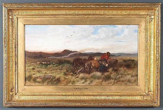 george heming mason british 1818 1872 crossing the moor oil on canvas 12 x 22 in framed · Alex Cooper · 2010-12-12 George Heming Mason comparable auction result: george heming mason british 1818 1872 crossing the moor oil on canvas 12 x 22 in framed