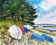 Michel King comparable auction result: michel king n en 1930 canots sur la gr ve pr s