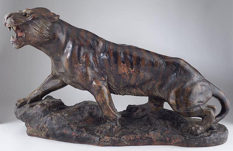 rubens capaldo it 1908 1997 tigre en chasse · Leland Little Auctions · 2011-03-19 Rubens Capaldo comparable auction result: rubens capaldo it 1908 1997 tigre en chasse