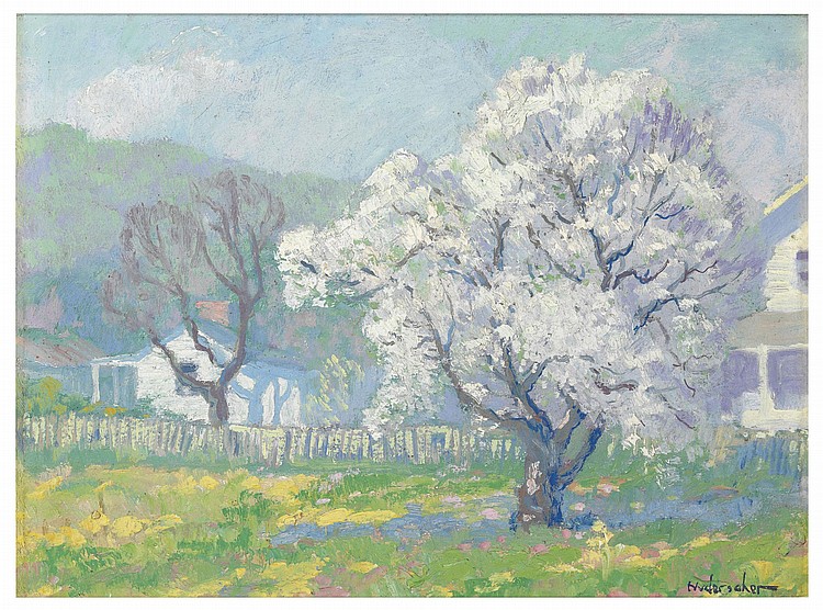 Frank Bernard Nuderscher comparable auction result: frank bernard nuderscher american 1880 1959