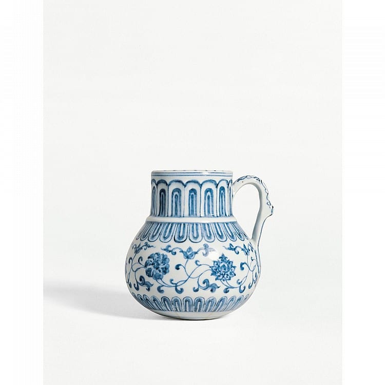 A Rare Blue And White Tankard MARK AND PERIOD OF XUANDE comparable sale