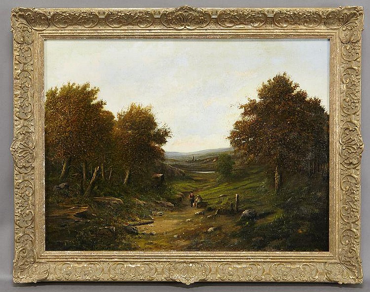 Adriaan Marinus Geyp comparable auction result: adriaan marinus geyp pastoral scene oil