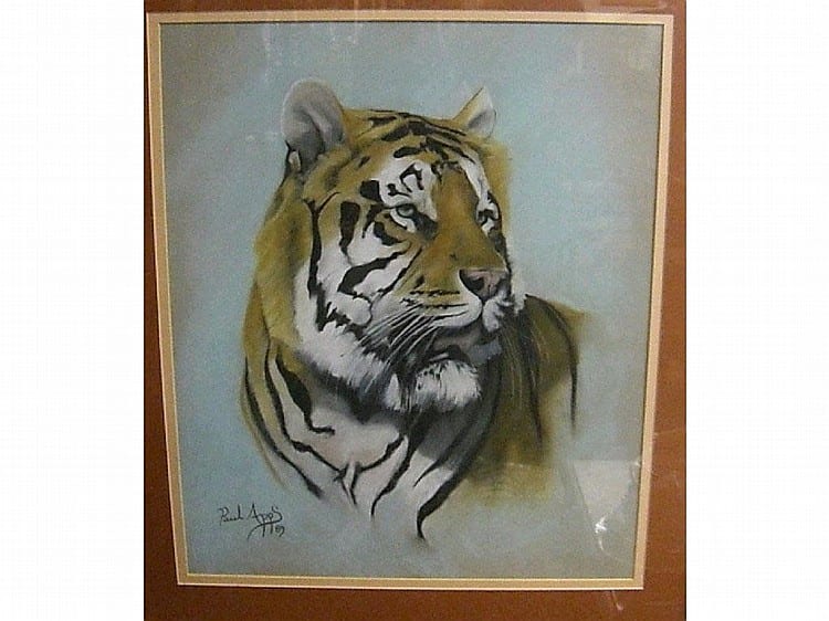 Paul Apps comparable auction result: paul apps english 20th century portrait of a