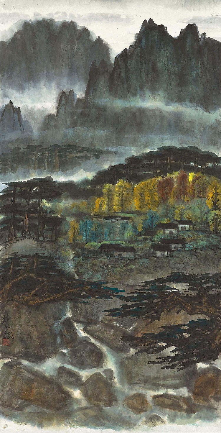 Lin Fengmian (1900-1991) comparable sale