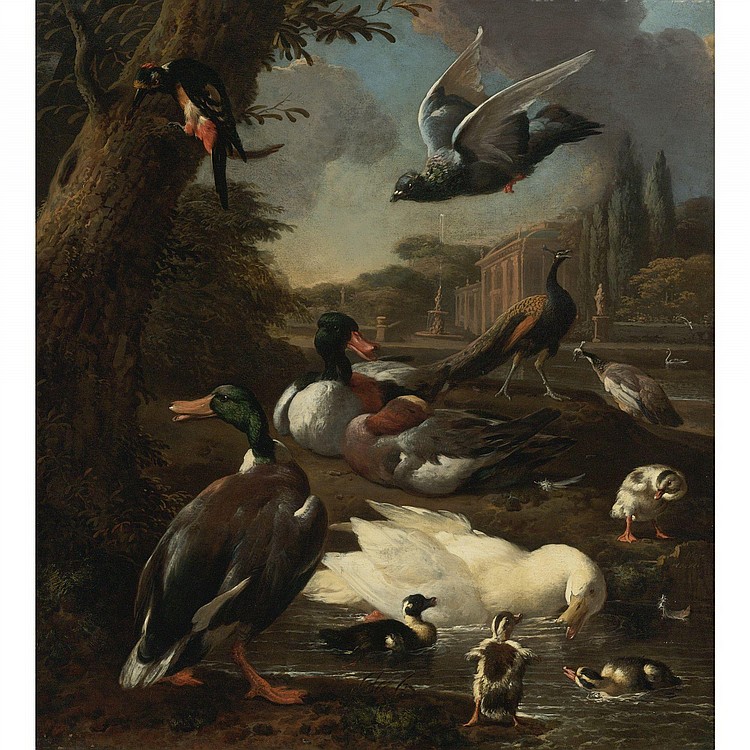 Melchior d'Hondecoeter comparable auction result: melchior d hondecoeter
