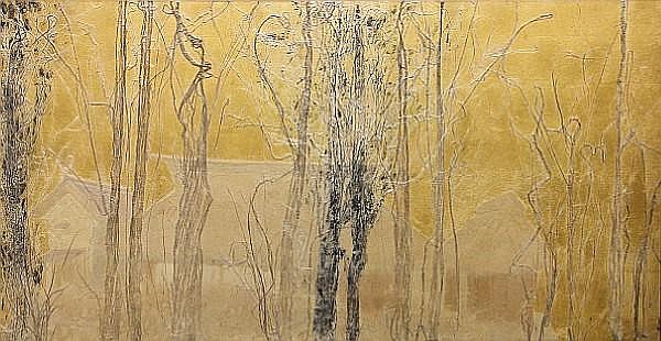 Masayoshi Kasugai comparable auction result: masayoshi kasugai japanese born 1921 untitled 35 1 2 x 67 3 4in