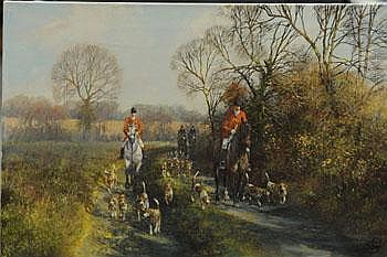 Clive Madgwick (1934 - 2005) oil on canvas - sold by Reeman Dansie, lot 703 — auction record photograph