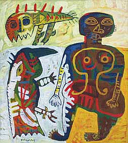 Faizal (b. Solo, C. Java, 1965)Abstrak1989acrylic comparable sale