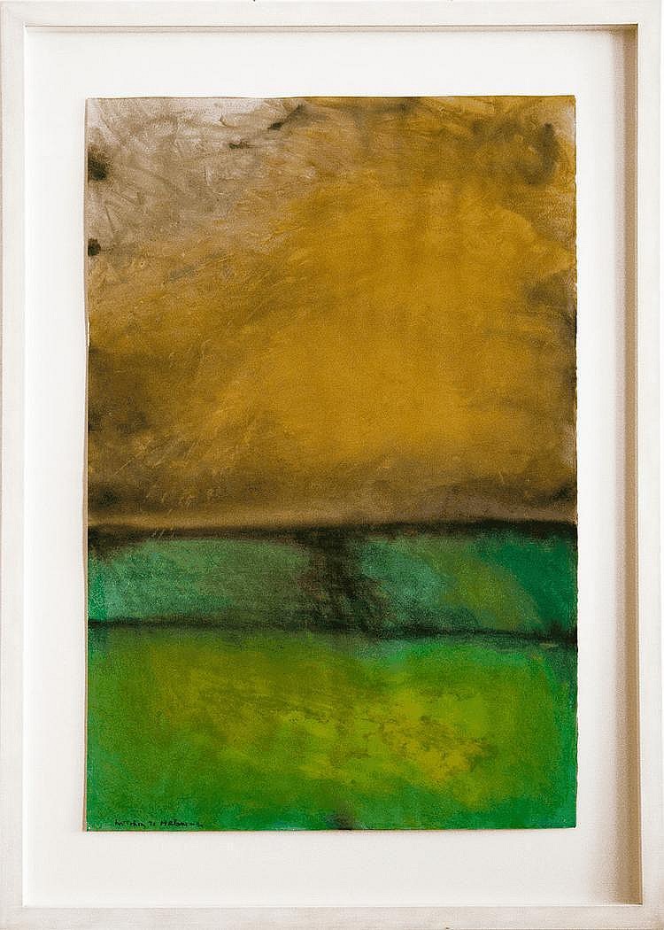 Colin John McCahon comparable auction result: helensville 1971