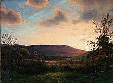 Vilhelm Kyhn comparable auction result: vilhelm kyhn view of himmelbjerget in jutland