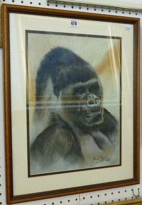 Paul Apps comparable auction result: paul apps b 1958 mitarki pastel signed and