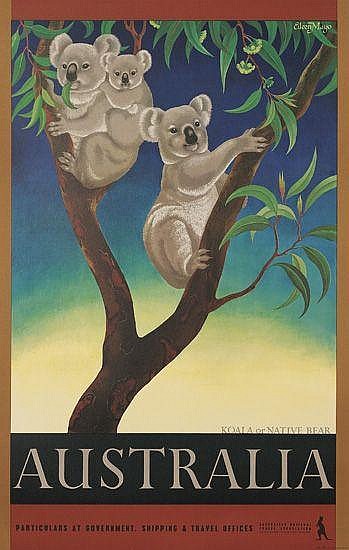 Eileen Mayo comparable auction result: eileen mayo 1906 1994 australia koala circa 1957 39x25 inches 100x63 cm mclarens melbourne