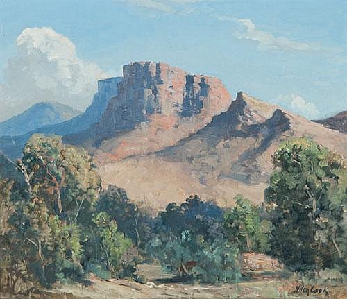 ALLON COOK (1907-1971) BLUFF KNOLL sold by GFL Fine Art, lot 93 — auction record photograph