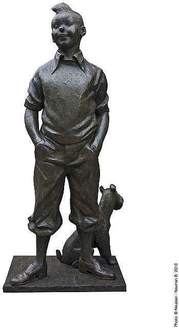 nat neujean n en 1923 sculpture en bronze repr sentant tintin et milou sculpture en bronze r alis e en 1976 selon la technique di · Artcurial · 2011-11-26 Nathaneal Neujean comparable auction result: nat neujean n en 1923 sculpture en bronze repr sentant tintin et milou sculpture en bronze r alis e en 1976 selon la technique di