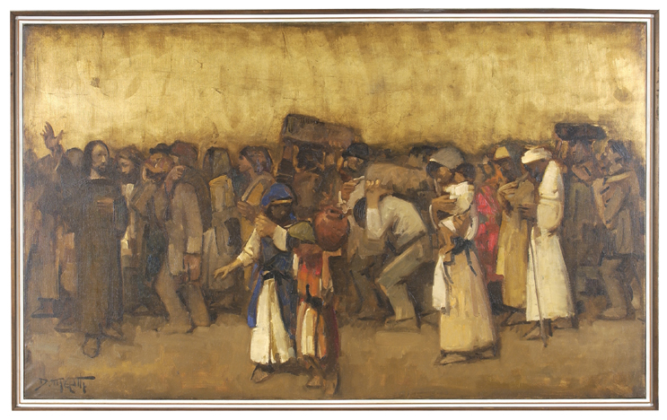Dário Mecatti comparable auction result: oil on canvas