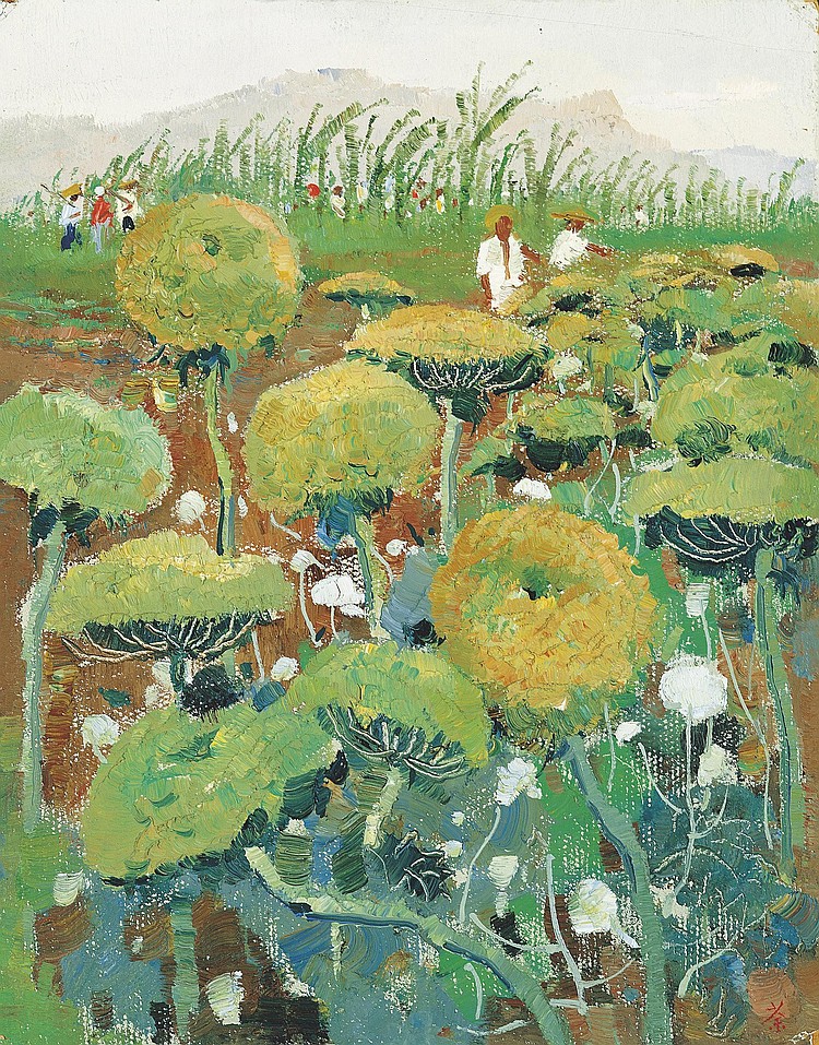 Wu Guanzhong comparable sale