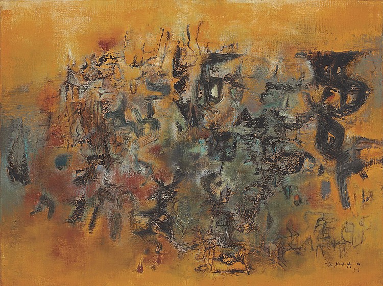 Zao Wou-Ki comparable sale