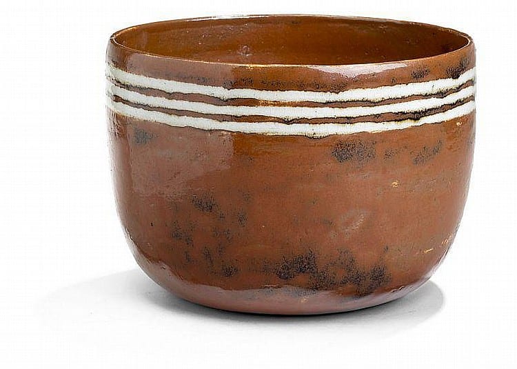 gertrud vasegaard myre vasegaard stoneware bowl decorated with brown glaze upper rim with three horizontal lines in white glaze h 12 5 cm · Bruun Rasmussen Auctioneers · 2011-12-07 Gertrud Vasegaard comparable auction result: gertrud vasegaard myre vasegaard stoneware bowl decorated with brown glaze upper rim with three horizontal lines in white glaze h 12 5 cm