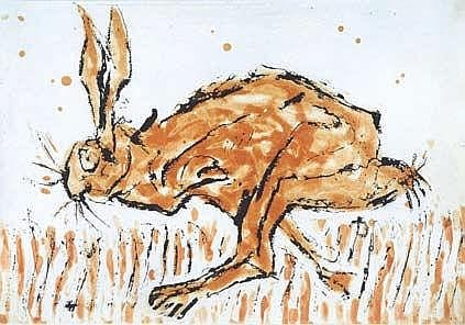 John Behan RHA b.1938 HARE Limited Edition Print sold by Dolan's Art Auction House, lot 59 — auction record photograph
