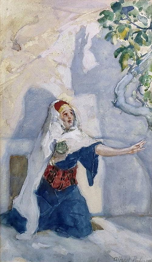 Alfred Field Palmer comparable auction result: alfred palmer 1877 1951 watercolour nole mi
