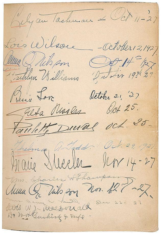 Autographs: Autograph Album sold by RR Auction, lot 1082 — auction record photograph