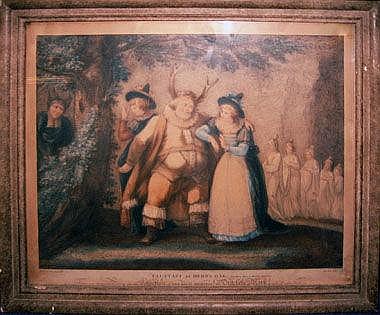 AFTER HENRY BUNBURY (1750-1811), 'Falstaff at sold by Lots Road Auctions, lot 569 — auction record photograph