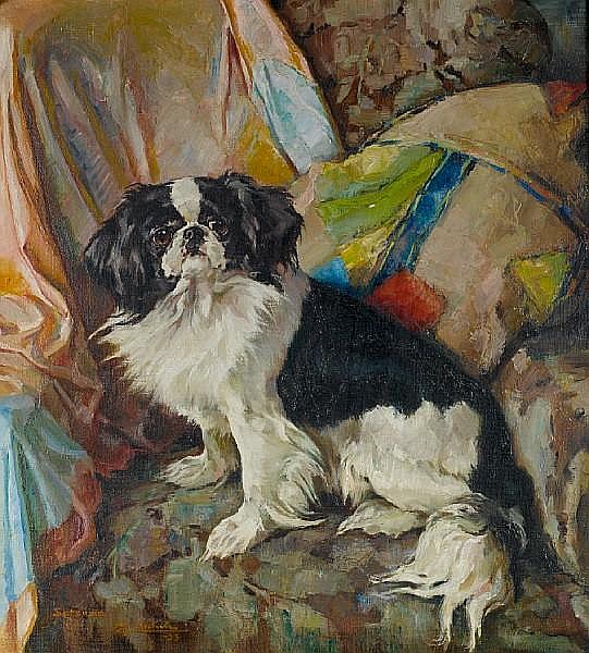 Erwin Aichele comparable auction result: erwin aichele german 1887 1974 satsuma 25 3 4 x 23 3 4 in 65 5 x 60 5 cm