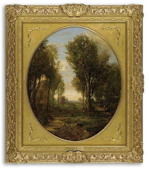 Robert Scott Duncanson comparable auction result: robert s duncanson 1821 1872 untitled woodland scene