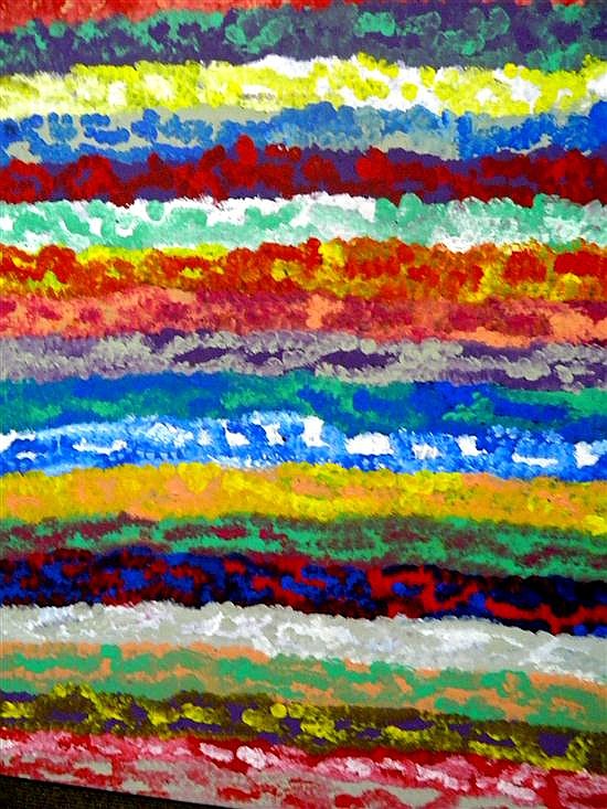 Dora Mbitjana comparable auction result: dora mbitjana bush plum original acrylic on canvas